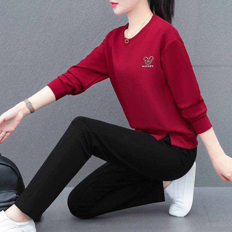 休闲运动套装女士春秋季2025时尚套装