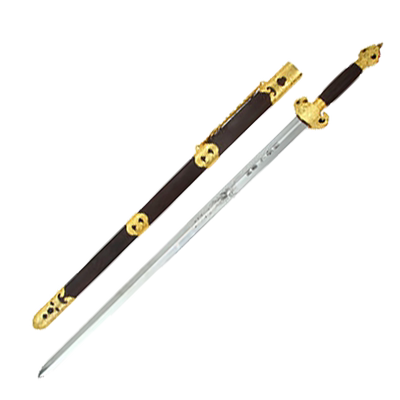 龙泉宝剑云龙太极剑铬钢鸡翅木