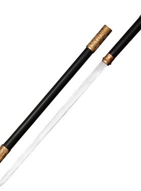龙泉宝剑紫铜棍刀紫铜黑檀木