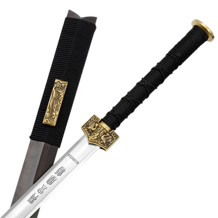 龙泉宝剑玄龙八面汉剑花纹钢长剑四象汉剑未开刃刀剑送礼旗舰店