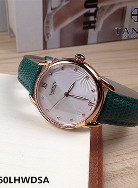 瑞士正品tangin天珺女士手表 石英表女表皮带T1060LHWDSA夜光1060