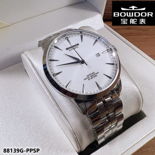 BOWDOR/宝舵 机械表男士全自动情侣腕表专柜正品防水蓝宝石88139