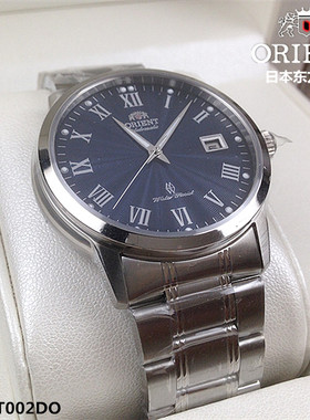 正品orient东方双狮手表 机械男表全自动日历专柜同款SER1T002DO