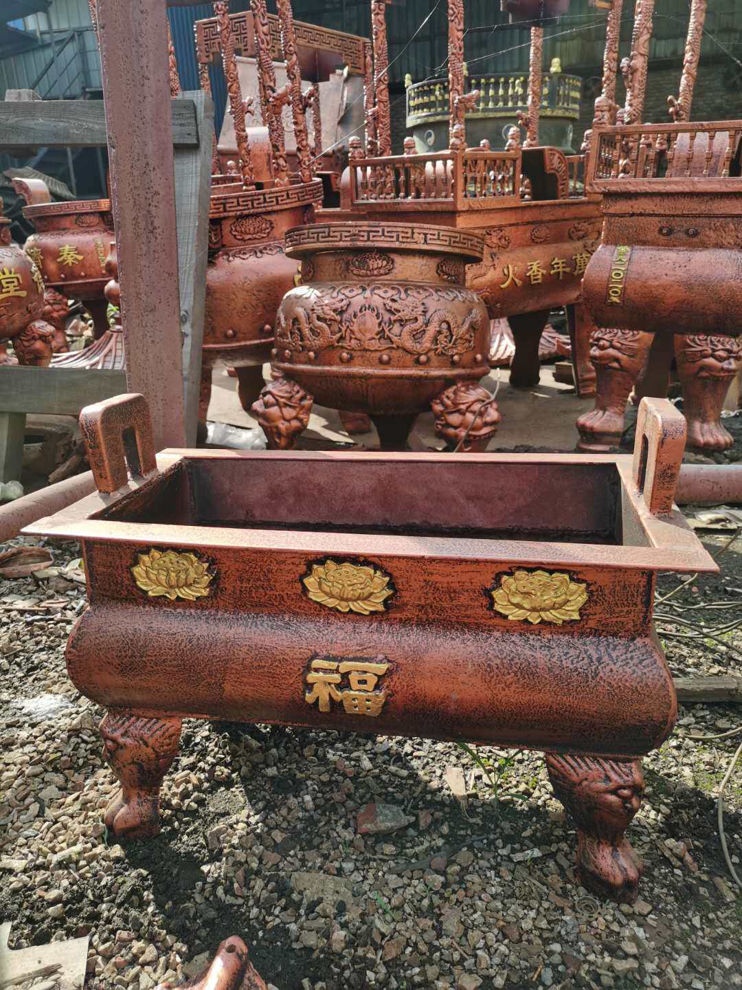 祠堂大香炉,农村祖堂香炉_大山谷图库