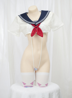 高品质水手服比基尼套装 二次元动漫DVA写真睡衣性感家居服私房