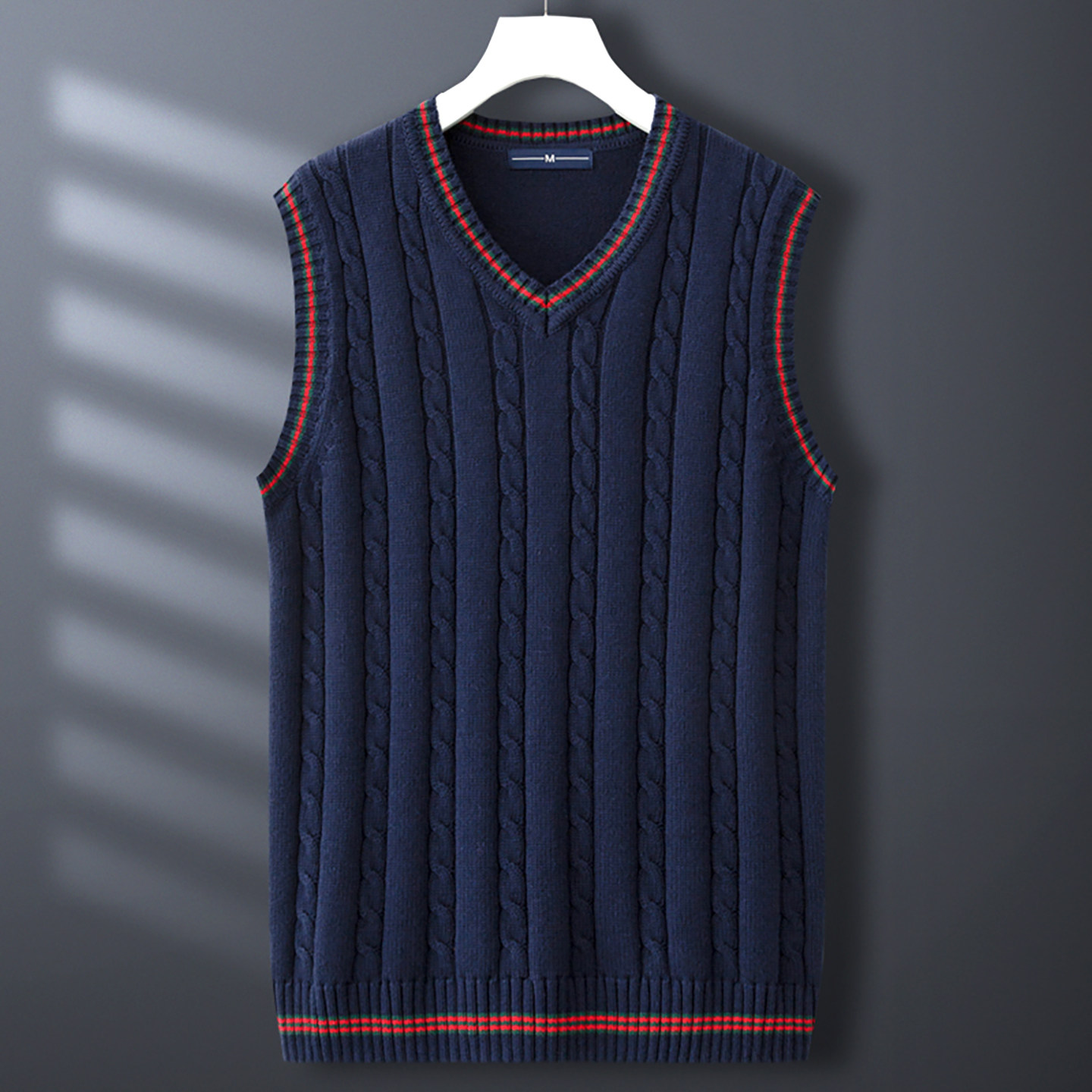 毛衣马甲男V领2025年冬季毛背心韩版无袖针织衫坎肩休闲毛线背心