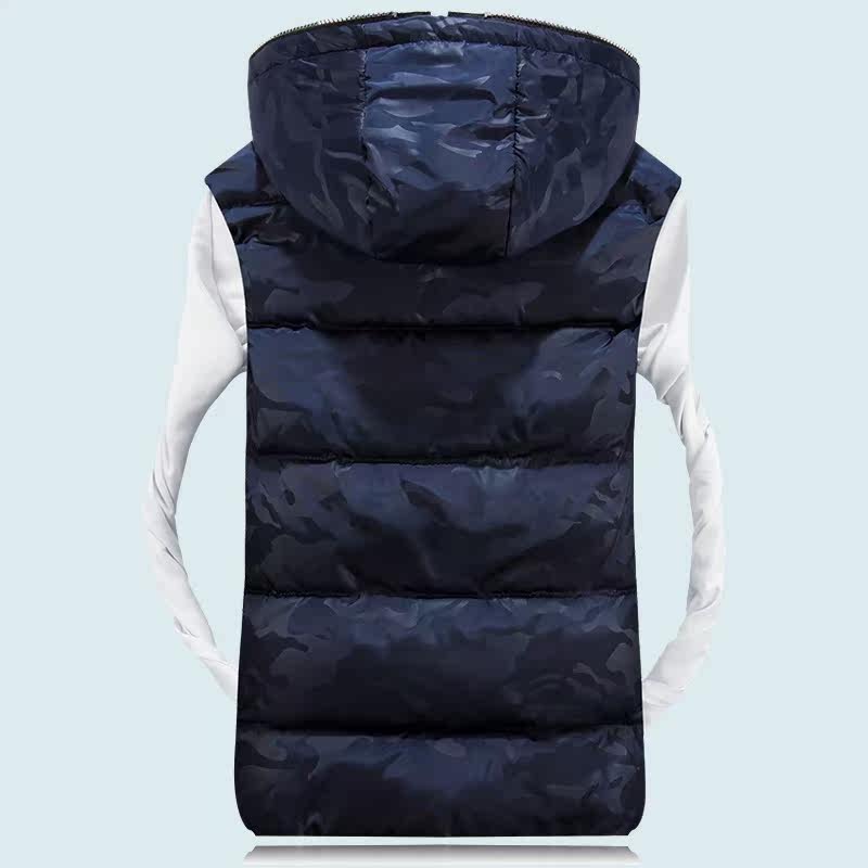 Débardeur homme Cotton vest pour hiver - Ref 1582045 Image 4