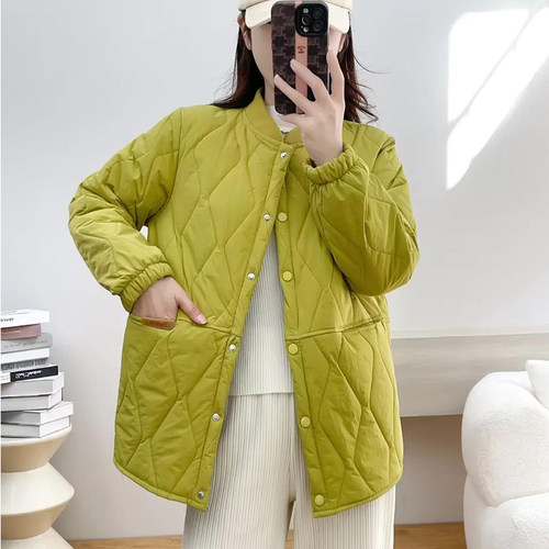 胖mm冬装大码女羽绒棉服