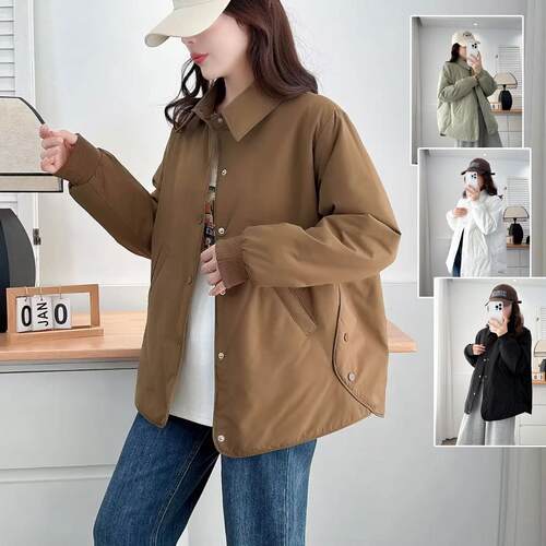 胖mm2024秋冬新款大码棉服