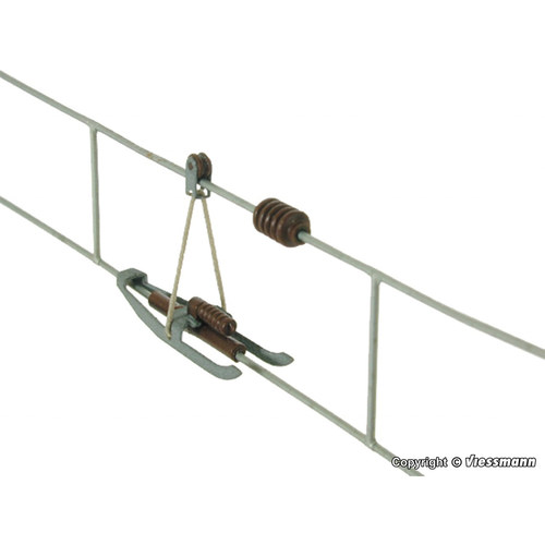 久安铁道 1:87 模型场景 VIESSMANN 4175 接触网分段绝缘器