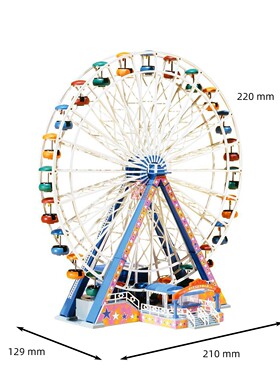 久安铁道沙盘建筑模型N比例1:160 FALLER 242312 游乐场摩天轮