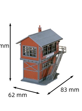久安铁道沙盘建筑模型1:87HO FALLER 120120 Mittelstadt的信号楼
