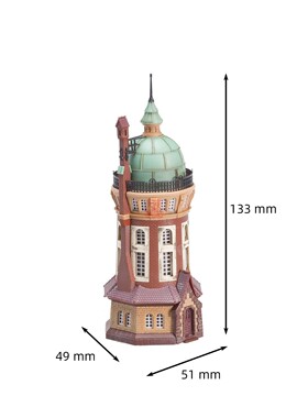 久安铁道沙盘建筑模型N比例1:160 FALLER 222144 Bielefeld老水塔