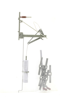 久安铁道 1:87 模型场景 VIESSMANN 4174 接触网坠砣及挂架