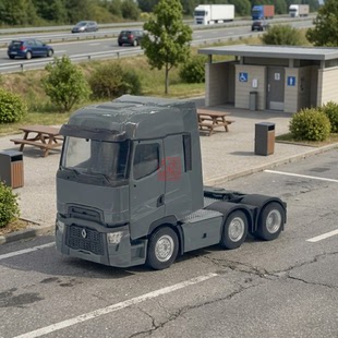 汽车模型1:87Herpa 315104-004 Renault T Facelift 6x2三轴拖头