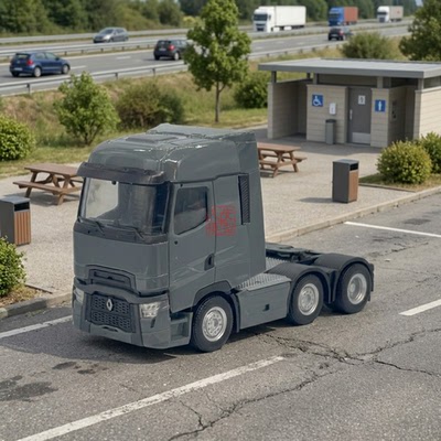 汽车模型1:87Herpa 315104-004 Renault T Facelift 6x2三轴拖头
