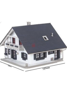 久安铁道沙盘建筑模型1:87HO FALLER 130640 现代农村住宅