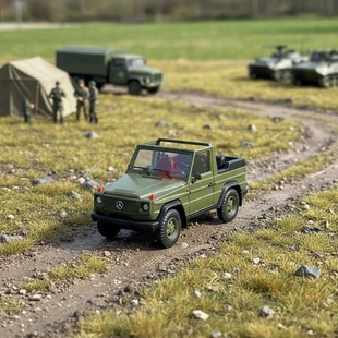 久安铁道汽车模型Herpa1:87 700849 奔驰 G-Class 现代德军涂装