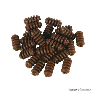 久安铁道 1:87 模型场景配件 VIESSMANN 4187 接触网绝缘子 25粒