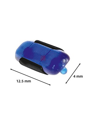 Herpa拼装模型1:87 053822 Hansch DBS 4000蓝色警示灯 小号12个