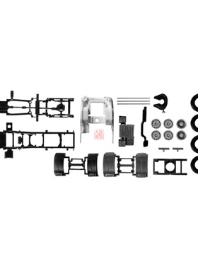 Herpa拼装卡车 1:87 082433 斯堪尼亚Scania R系列三轴底盘2套