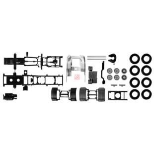 Herpa拼装卡车 1:87 082433 斯堪尼亚Scania R系列三轴底盘2套