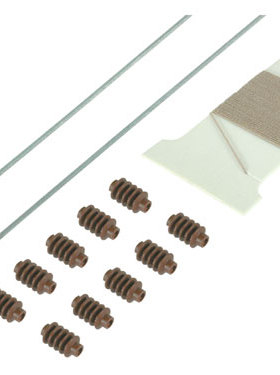 久安铁道 1:87 模型场景 VIESSMANN 4176 软横跨支撑网线和绝缘子