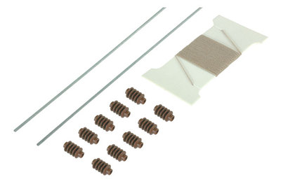 久安铁道 1:87 模型场景 VIESSMANN 4176 软横跨支撑网线和绝缘子