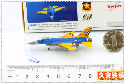 Herpa 555043 洛马 F-16C 战隼 美国空军 第111中队90周年 特价