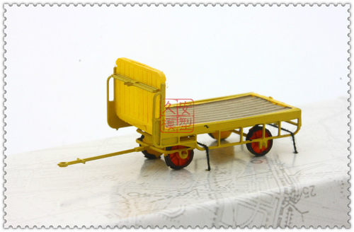 久安铁道 ARTITEC 1:87 387.32-YW 站台行李拖车 黄色
