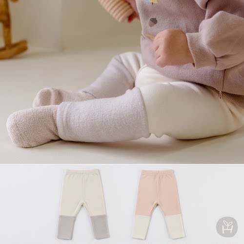 KIDSCLARA加绒宝宝裤子韩国进口