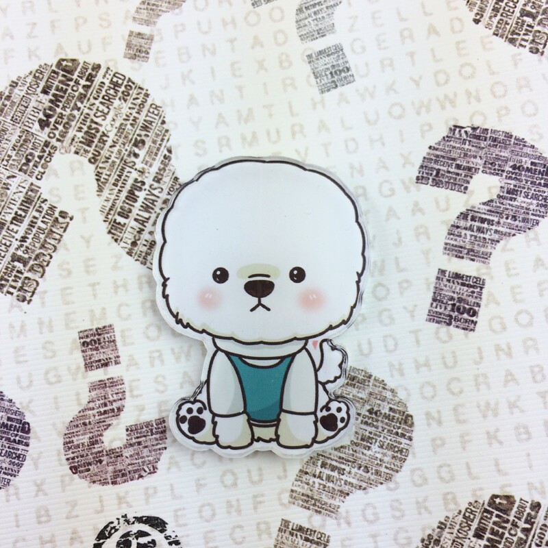 Broche femme en plexiglas - Ref 1183812 Image 3