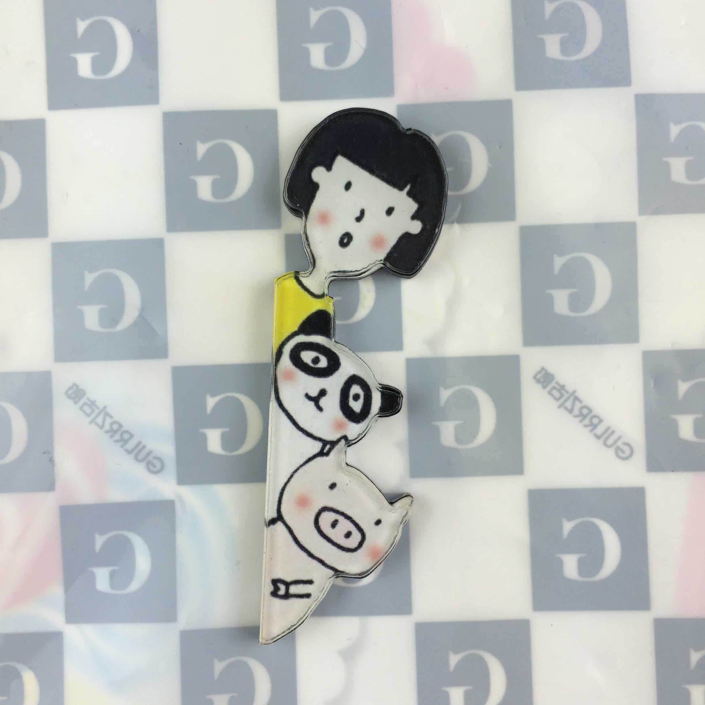 Broche femme en plexiglas - Ref 1171581 Image 4