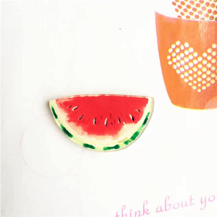 Broche femme en plexiglas - Ref 1183850 Image 4