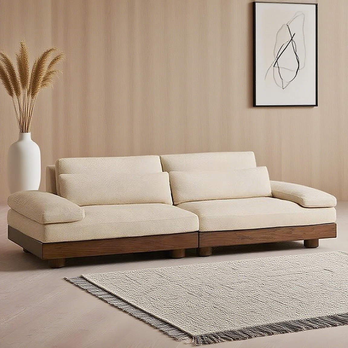 2026新款轻奢高端全实木沙发民宿酒店家具黑胡桃白蜡木办公室,住宅家具,实木沙发,淘宝优惠券,粉丝福利购,淘宝优惠卷