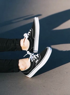 VANS/万斯 百搭高低帮特价休闲帆布鞋VN000EWZBLK VN000D5INVY