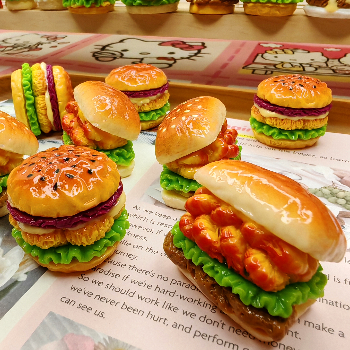 Tustin炸鸡食玩龙虾汉堡diy