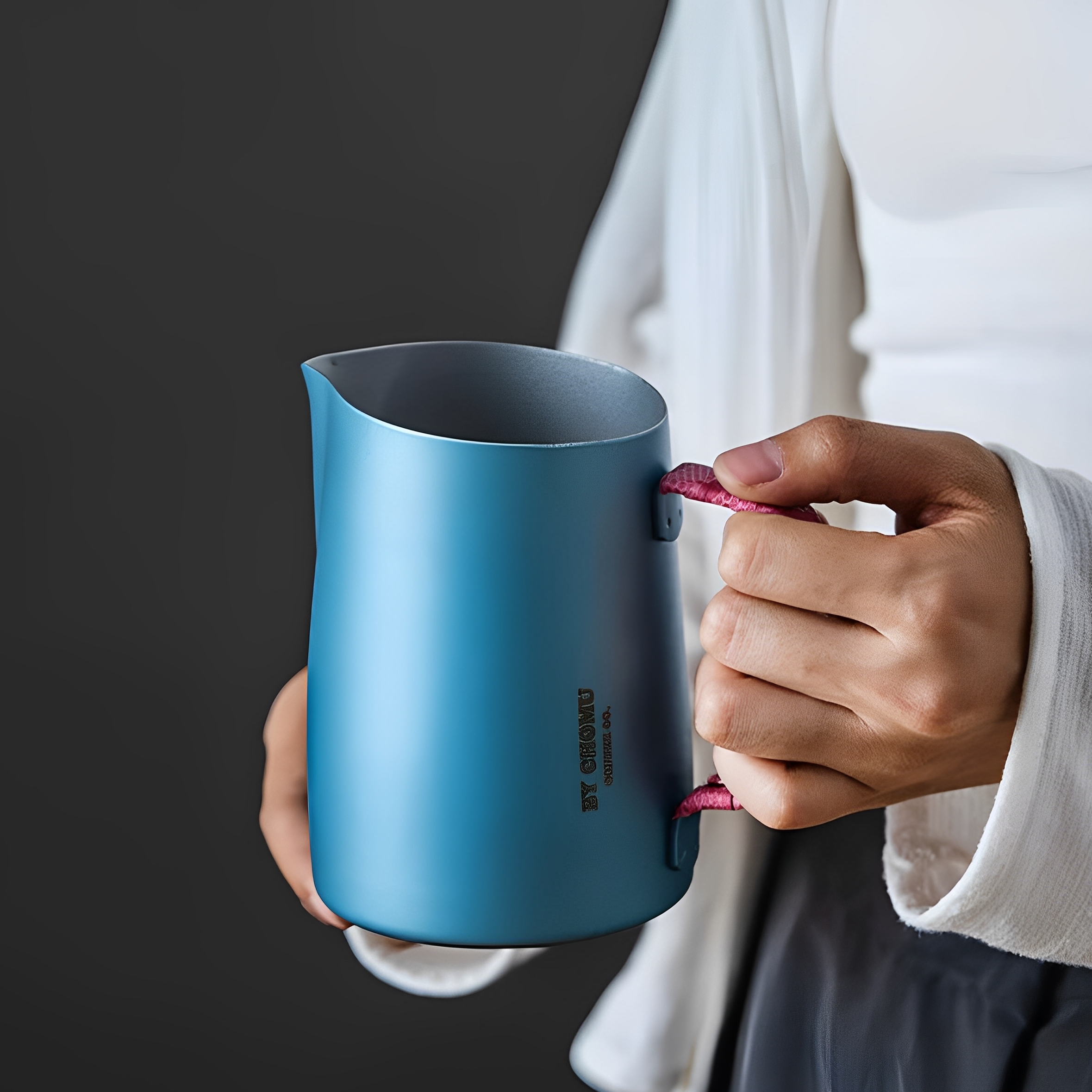 304不锈钢斜口尖嘴拉花缸