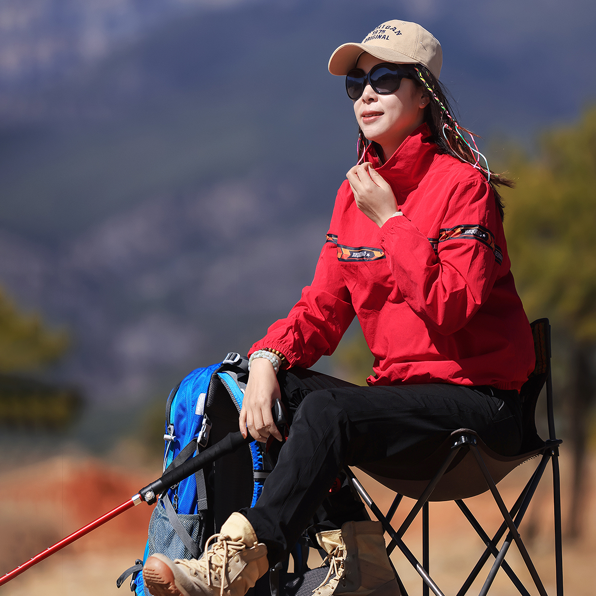 雪丘岛2025春季新款拼色速干衣