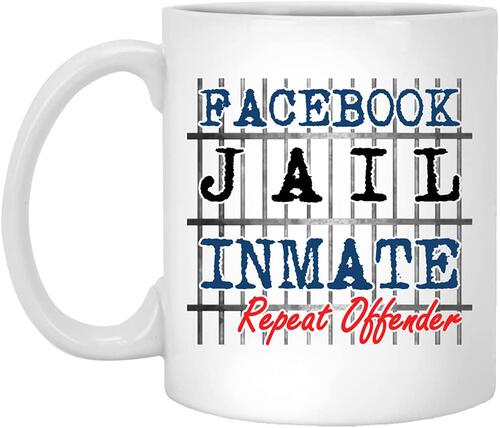 Facebooks Jail Inmate Repeat Offender大容量陶瓷咖啡马克杯子