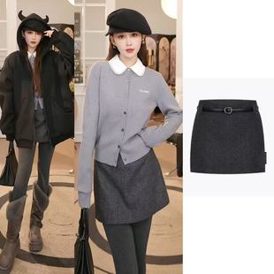 高腰A字包臀半身裙Y25719Y394 粉红粉丝专享