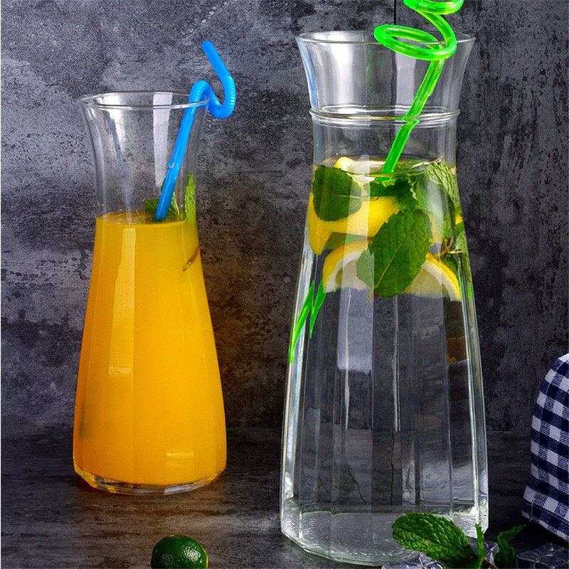 玻璃果汁瓶 冰桔茶瓶  饮料杯 奶茶杯 金桔柠檬水壶牛奶瓶 凉水瓶