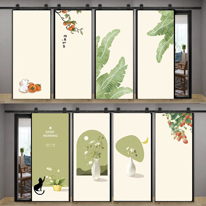 小清新卫生间贴纸卧室客厅背景墙装饰画墙贴画自粘贴画