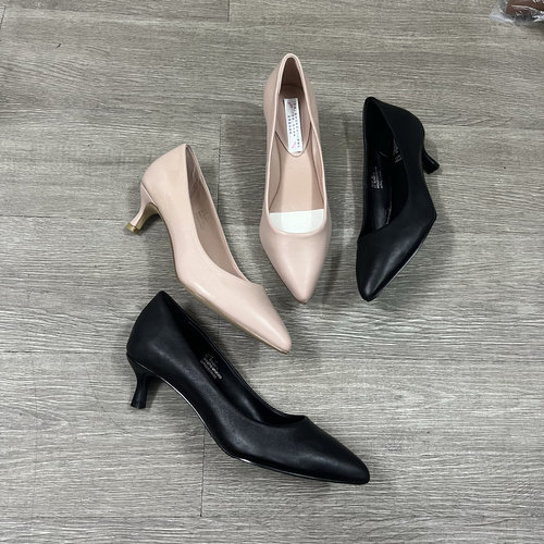 巨划算 特价牛皮低跟单鞋女鞋4.5cm职业女鞋牛皮36-41