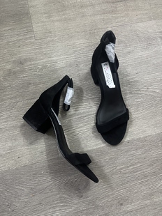 38码 原单女鞋 粗跟凉鞋 高品质一字带高跟鞋