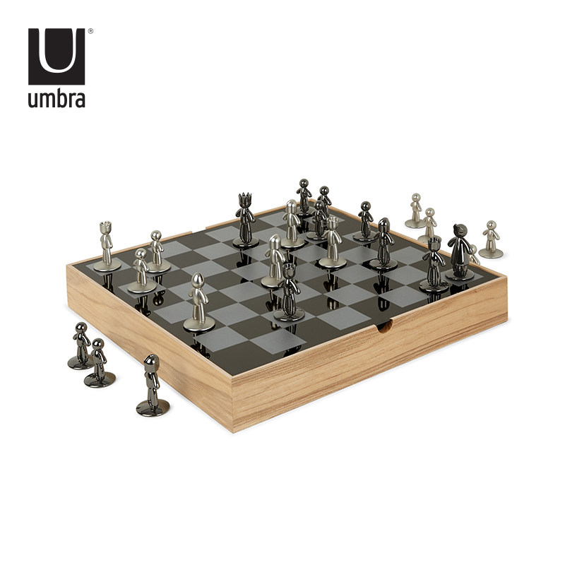 现 umbra伙伴国际象棋摆件家居北欧高档创意设计礼品初学套装