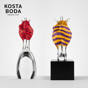 BODA水晶玻璃 BADKVINNA家居饰品客厅北欧轻奢艺术摆件 KOSTA 现