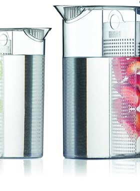 Y muso 英国进口透明果汁壶茶壶滤茶壶凉水壶