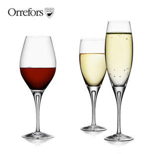 现 Orrefors INTERMEZZO AIR 芭蕾空气水晶香槟杯高脚葡萄酒杯