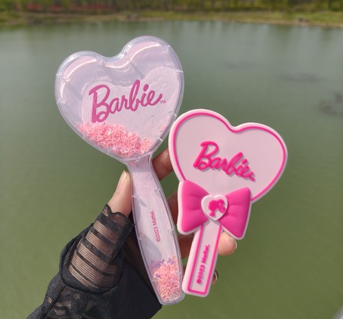 珂拉琪芭比梳粉钻镜子毛绒包